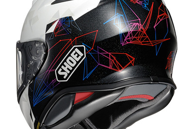 SHOEI Z-8 ヘルメットに、和風グラフィックスの「ORIGAMI」を設定 画像