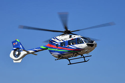 川崎重工の最新型ヘリコプター「H145//BK117 D-3」、初の報道用を中日新聞社に納入 画像