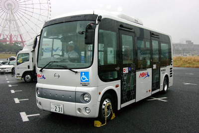 【ASV-4】車車間通信でコミュニティバスの事故抑制を…日野自動車 画像