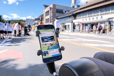 バリアフリー情報入りデジタルマップ活用で電動車いす快適移動 宮城県松島町 画像