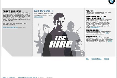 BMW、インターネットの映画配信に前向き---『The Hire』の反響 画像