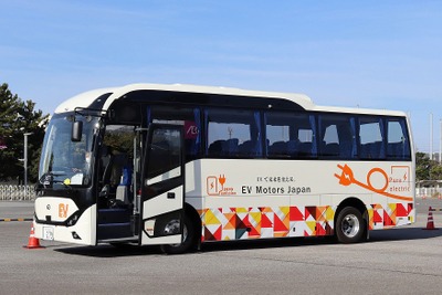 EV観光バス、航続280kmを実現…EVモーターズジャパン 画像