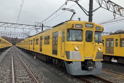 「前パン」4両並び、西武鉄道・上石神井車両基地で撮影会　2月11・12日 画像