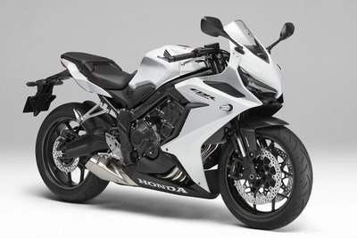 ホンダ CBR650R、新色「パールグレアホワイト」採用…CB650Rは一部配色を変更 画像