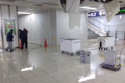 札幌駅の水漏れ、原因は給水管の凍結 2月6日発生 画像