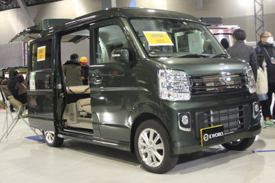 クラスを超えた寝心地の軽キャン『NEDOKO』のイメージ車両を展示:ケイワークス…名古屋キャンピングカーフェア2023 画像