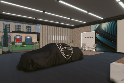ランチアのコンセプトカー、仮想空間に予告…実車は4月15日発表へ 画像
