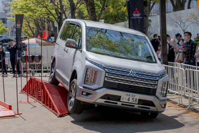 驚異の登坂能力を体験できる三菱自動車ブース...アウトドアデイジャパン東京 2023 画像