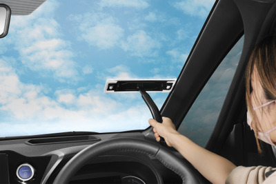 しっかり窓拭き、ウェットシートがはずれにくい内・外兼用ワイパー発売…カーメイト 画像
