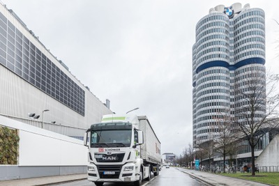 BMW、水素化植物油燃料を部品輸送に…CO2を90%削減可能 画像