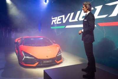 ランボルギーニ史上最高のパワーウェイトレシオ、電動スーパーカー『レヴエルト』…ミラノデザインウィーク2023 画像