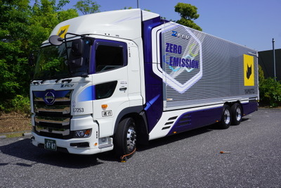 ヤマト運輸、国内初のFC大型トラックによる実証実験開始…東京-群馬を夜間往復 画像