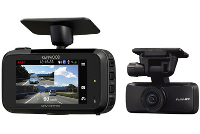 WQHD録画対応の2カメラドラレコ、ケンウッドがハイエンドモデル発売へ 画像