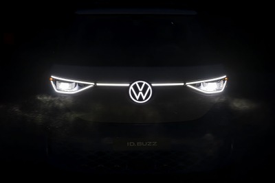 VW ID. Buzz に「ロング」、ティザー写真を公開…実車は6月2日発表予定 画像