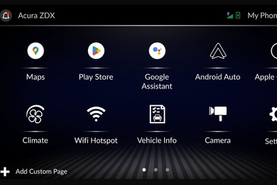 アキュラ最初のEV『ZDX』、グーグルの新世代インフォテインメントを車載