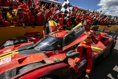 【ルマン24時間】フェラーリが58年ぶりの通算10勝目…トヨタ惜敗の2位、6連覇ならず 画像