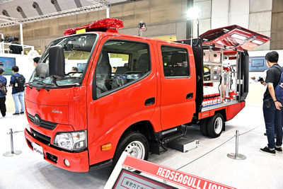 普通免許で運転できる消防車、モリタ REDSEAGULL Light…東京国際消防防災展2023 画像