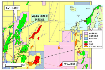 出光、ノルウェー領北海の探鉱鉱区で試掘に成功 画像