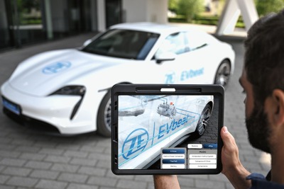 ZF、次世代の電動技術搭載のコンセプトカー『EVbeat』発表…モーターは最大トルク5200Nm 画像