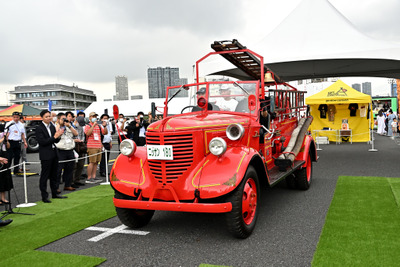 レストア完了！ 国産消防ポンプ自動車第1号…東京国際消防防災展2023 画像