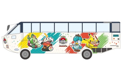 【夏休み】横浜の水陸両用バス『スカイダック』がポケモンデザインに!…WCSに合わせて 画像