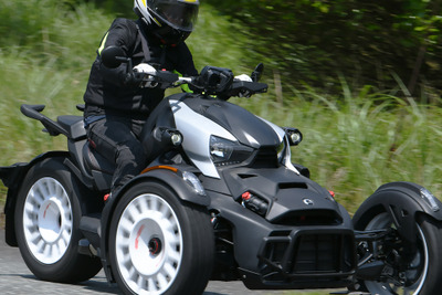 【Can-Am RYKER RALLY 試乗】バイクとオープンカーのいいとこ取り!クルマの免許で乗れる3輪スポーツの楽しみ方…西村直人 画像