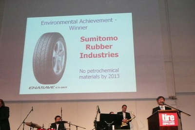 住友ゴム、環境への取組みで Environmental Achievement of the Year を受賞 画像