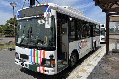 営業バス路線を自動運転で運行、東京・西新宿エリアで…東海理化の走行位置検出技術を活用 画像