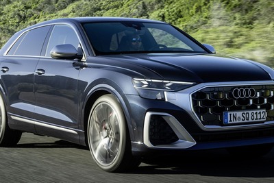新写真出た! アウディ『SQ8』改良新型、V8ツインターボは507馬力 画像