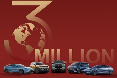 新エネルギー車販売で世界首位、BYDは6割増の302万台を販売　2023年 画像