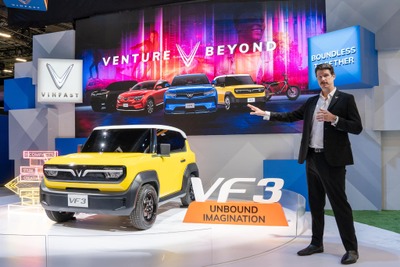 5ナンバー枠に収まる小型電動SUV、全長3mのビンファスト『VF3』…CES 2024 画像