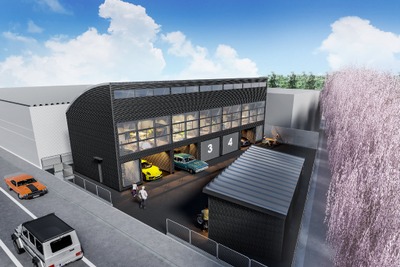 愛車と同じ建物で暮らしたい…賃貸ガレージハウスが埼玉小手指に竣工　2月末 画像