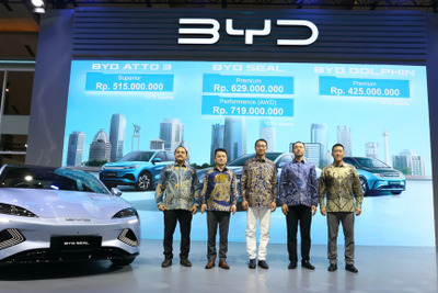 BYD、日本と同じ3車種のEV投入へ…インドネシアモーターショー2024 画像