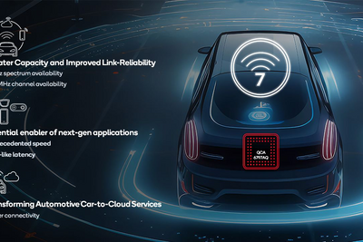 自動車向け「Wi-Fi 7」をクアルコムが発表…高速・高信頼の車載通信が可能に 画像