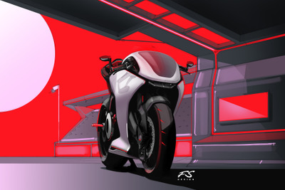 未来の電動バイク提案『FSD 59』…ジュネーブモーターショー2024 画像