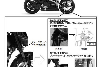 【リコール】ビューエル2車種、ブレーキが効かなくなるおそれ 画像