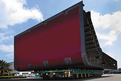 TCM、世界最大級 1000t積み走行台車 を開発 画像