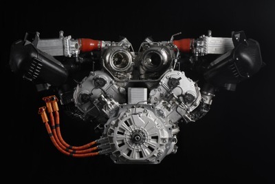ランボルギーニの新型スーパーカー、V8ツインターボ＋3モーターで900馬力超え…『ウラカン』後継 画像