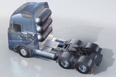 ボルボ、水素エンジントラックの試験を2026年に開始…2030年までに市販化へ 画像
