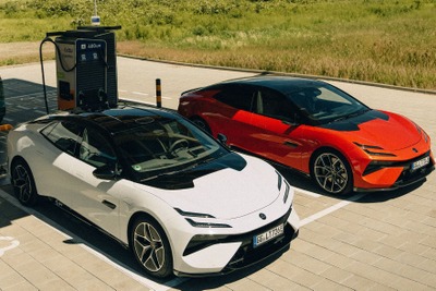 ロータスのハイパーEV『エメヤ』、急速充電で他社をリード…14分でバッテリーの80%充電 画像