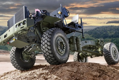 メルセデスベンツ『ウニモグ』から派生、堅牢シャシーが世界の軍用車両のベースに…フランス防衛・安全保障展示会出展へ 画像
