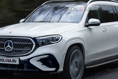 メルセデス旗艦SUV『GLS』がダウンサイジング!? 電動化でV8と決別か、デザインを予想 画像