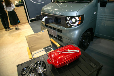 ホンダは新型EV『N-VAN e:』のアウトドアカスタム「e: FUN」を展示…東京アウトドアショー2024 画像