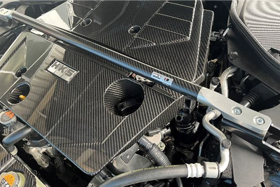 HKS、RZ34『フェアレディZ』用カーボンブレース発売、大径シャフトで見た目も迫力 画像