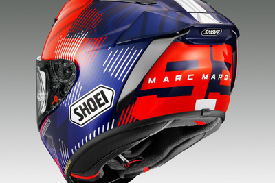 SHOEIのレーシング向けヘルメット「X-Fifteen」にMotoGPライダー「マルク・マルケス」レプリカ登場 画像