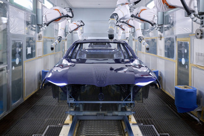 BMWが塗装工程の排気浄化を電力化、天然ガスが不要に…2025年から工場に導入へ 画像
