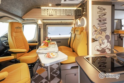 「ミッキー達と一緒に冒険の旅へ」ディズニーデザインの限定キャンピングカー発売、1748万円から 画像