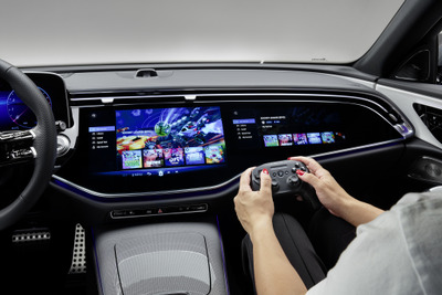 メルセデスベンツ、車載スクリーンで楽しめるゲームコンテンツを強化 画像