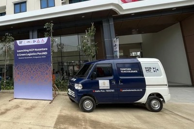 三菱『ミニキャブEV』、インドネシア国営郵便企業に納車…新首都で初の電動物流車に 画像