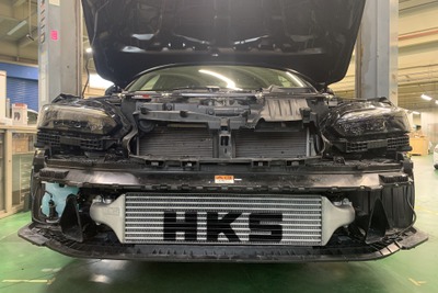 コア面積アップで冷却性能も向上、HKS『シビックタイプR』用インタークーラーキット発売 画像